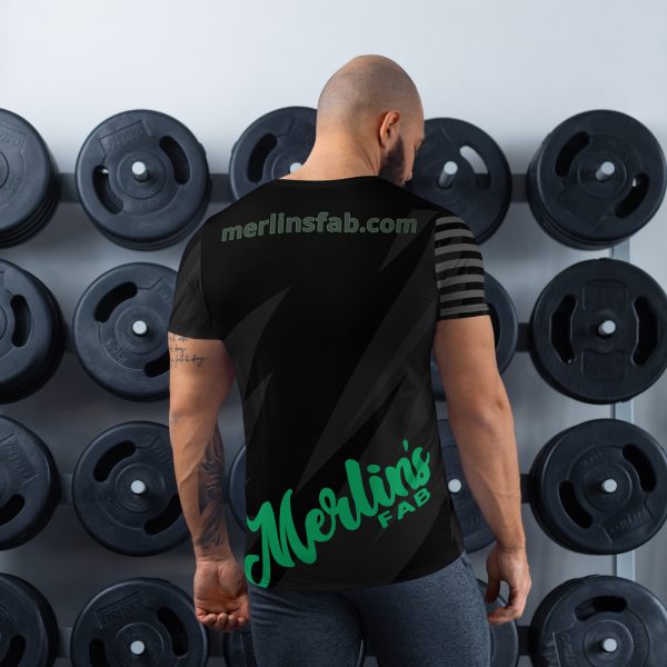 Merlin's Fab Men's athletic t-shirt - Image 5