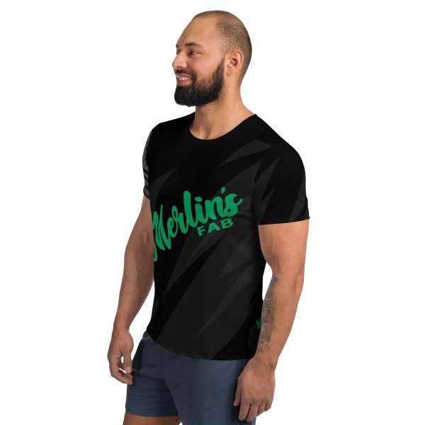 Merlin's Fab Men's athletic t-shirt - Image 2